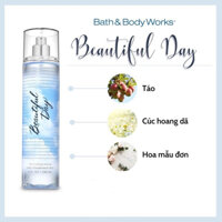 Xịt thơm toàn thân Bath & Body works mùi beautiful day