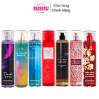 Xịt thơm toàn thân Body Mist Bath & Body Works 236ml Xịt thơm body BBW Dark Kiss, Into The Night, Sea Island Shore