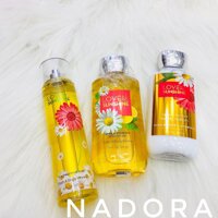 Xịt thơm toàn thân Love and Sunshine - Bath and body works