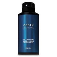 Xịt Thơm Toàn Thân Nam Bath & Body Works Body Spray Men's Collection Ocean- 104g