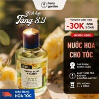 Xịt Thơm Tóc, Nước Hoa Tóc Cao Cấp Bổ Sung Dưỡng Tóc 100mL HENY GARDEN - Xịt Dưỡng Thơm Tóc Hương Nước Hoa Lưu Hương Lâu