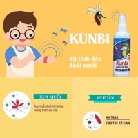 xịt tinh dầu chống muỗi Kunbi 100ml (an toàn cho trẻ sơ sinh và phụ nữ mang thai)
