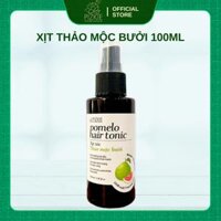 XỊT TÓC POMELO HAIR TONIC Pizkie 100ml, Dưỡng tóc thảo mộc bưởi giúp hỗ trợ mọc tóc giảm khô tóc rối tóc