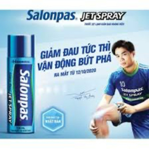 Xịt trị đau mỏi xương khớp Air Salonpas Jet Hisamitsu Nhật Bản 150ml