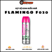 Xịt vệ sinh điều hòa máy lạnh ô tô dạng bọt Flamingo F020 A/C Cleaner dung tích 500ml giúp khử mùi, đánh bay bụi bẩn