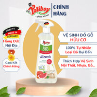Xịt Vệ Sinh Đồ Gỗ Nội Thất Hữu Cơ POLIBOY Làm Sạch Mọi Bề Mặt Nội Thất, Chống Bám Bụi Nội Thất 500ml