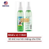 Xịt Vệ Sinh Răng Miệng Cho Chó - Xịt Thơm Miệng TropiClean Fresh Breath Oral Care Spray 118ml