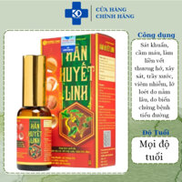 Xịt vết thương Hãn Huyết Linh làm sạch da, kháng khuẩn và sát trùng nhẹ Chai (15ml)