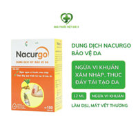 Xịt vết thương Nacurgo bảo vệ da, tái tạo da, rửa vết thương, hạn chế nhiễm trùng, sơ cứu vết bỏng 12ml