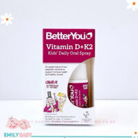 Xịt Vitamin D+K2 Better You Cho Bé 15ml