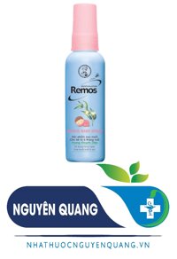 Xịt Xua Muỗi Cho Bé Từ 6 Tháng Tuổi Remos Baby Spray Khuynh Diệp Rohto 60Ml