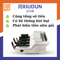 [XIUDUN 2118] Máy đếm tiền có chức năng đếm tổng số tiền, kiểm tiền siêu giả giá rẻ, chất lượng