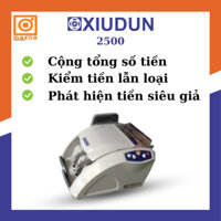[XIUDUN 2500] Máy đếm tiền, kiểm tiền siêu giả, có chức năng đếm tổng số tiền, bảo hành chính hãng 100%