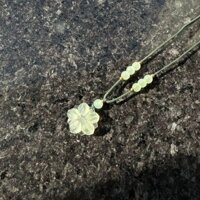 Xiuyu Ice Trong Suốt Lily Mặt Dây Chuyền Vòng Cổ Pepsi Nguyên Bản Tươi ins Phong Cách Đơn Giản Thời Trang zy25318