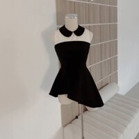 XIXI TOP/ ÁO LỆCH TÀ CỔ SƠ MI TRÒN NỮ TÍNH PHÙ HỢP ĐI LÀM VĂN PHÒNG (nhận may theo số đo )