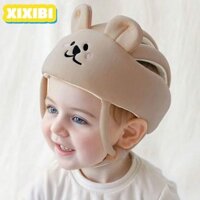 Xixibi Đầu Đệm Ốp Lưng Miếng Lót Bonnet, Không Ốp Lưng Lưới Mũ Bảo Hiểm An Toàn Trẻ Em, Phim Hoạt Hình Thoáng Khí Chống Rơi Cho Bé Đầu Bò Đi Bộ Chạy