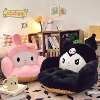 Xixigg San rio Đệm Hoạt Hình, Chống Trơn Trượt Kuromi Sang Trọng Nửa Bao Quanh, Đệm Ghế Giữ Nhiệt Cinnamoroll Kích Thước Lớn Mùa Đông