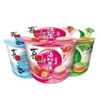 Xizhilang Jelly với bột phủ hương vị dâu tây, việt quất, matcha, cà phê 117g 135g hộp ăn nhẹ cho trẻ em