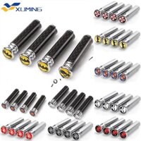 Xm-4 Chiếc Batman Siêu Nhân Punisher WRC Ô Cửa Ô Tô Khóa Núm Pin Có Sợi Carbon Khóa Cửa Nâng Ốc Vít