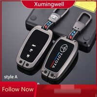 Xm-car Chìa Khóa Dành Cho Xe Toyota Chìa Khóa Cho Chr Rav4 Auris Avensis Prius Aygo Camry Corolla Land Cruiser 200 Prado Vương Miện Hợp Kim