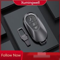 Xm-new Hợp Kim Kẽm Từ Xa Chìa Khóa Fob Ốp Lưng Vỏ Cho Xe Mercedes Benz W223 Lớp S300 S350 S450 S500 2020 2021 Móc Khóa