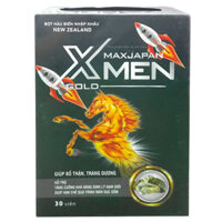 Xmen Max Japan Gold, hỗ trợ bổ thận tráng dương, tăng cường sinh lí nam giới