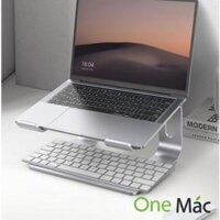 XN9 - Giá đỡ laptop stand notebook Macbook máy tính xách tay hợp kim nhôm có thể tháo rời kiêm đế tản nhiệt để bàn - L210 - Màu Xám