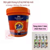 Xô 6.5 kg bột giặt TIDE hương DOWNY thơm lâu cao cấp không cần xã nước