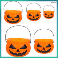 Xô Bí Ngô Kẹo Halloween Quà Tặng Xô Di Động Điều Trị Kẹo Bơm Hơi daicoltd