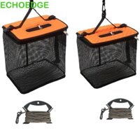 Xô Câu Cá Ngoài Trời ECHOEDGE, Bảo Vệ Cá Giỏ Cá Nổi Dung Tích Lớn, Lưới Di Động Có Thể Gập Lại Nhanh Khô Túi Lưới Cá Sống