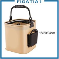 Xô Câu Cá Xô Nước Di Động EVA Đa Năng Có Lưới Hộp Đựng Nước Để Cắm Trại Đi Thuyền Ngoài Trời Du Lịch