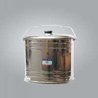 Xô có nắp Inox 304 Mefis Cook  - 7 lít | Công ty TNHH Hưng Phát Thiên Vương đồ gia dụng inox, xô chậu inox, bình đựng nước inox, đồ inox gia đình