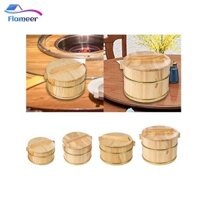 Xô cơm hấp bằng gỗ có nắp đậy cho món khai vị nhà hàng tại nhà