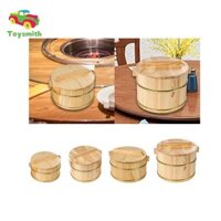 Xô cơm hấp bằng gỗ có nắp đậy cho món khai vị nhà hàng tại nhà