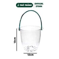 Xô Đá Nhựa Trong