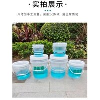 Xô định lượng trứng nước tiểu 24 giờ có cân, khử trùng bằng nhựa trong suốt, hộp đựng cấu hình tỷ lệ