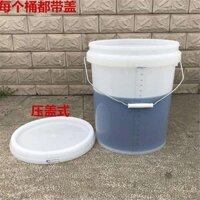 Xô đong trà sữa 20 lít dung tích lớn 10 Cốc diesel 1000ml có nắp đậy và gioăng nhựa