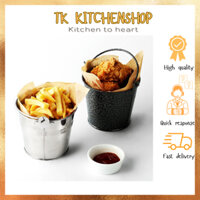 Xô đựng đồ chiên Siêu nhỏ, super mini, chuyên dụng để đựng các món finger food mang lại phog cách mới lạ