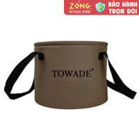 Xô đựng nước PVC gấp gọn đa năng dã ngoại, câu cá – TOWADE - ZÓNG®