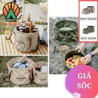 Xô Gấp Du Lịch Naturehike NH20SJ040 Gấp Gọn , Hình Trụ | 20L