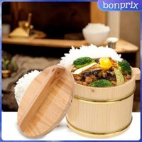 Xô Gỗ Tròn Đựng Cơm sushi Tiện Dụng Cho Nhà Hàng