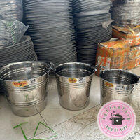 Xô inox 304 cao cấp hiệu thành đô 18cm 20cm 24cm