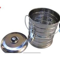 Xô Inox 304 Có Nắp Dày Dặn Chắc Chắn