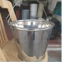 Xô inox 304 Nanichino kích thước 20cm- 22cm-28cm