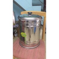 Xô inox có nắp dùng đựng nước, thực phẩm