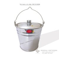 XÔ INOX CÓ NẮP VIETCOOK