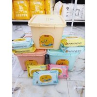 Xô khăn ướt vịt Phú Đạt 10 bịch 120 miếng