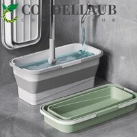 Xô lau nhà có thể gập lại CORDELLAUB, Thùng giặt tiết kiệm không gian có thể tái sử dụng, Chậu giặt bằng nhựa di động bằng silicon làm sạch gia đình Khách sạn