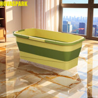 Xô lau nhà có thể gập lại NOVASPARK, Thùng giặt có thể tái sử dụng hình chữ nhật, Chậu giặt silicon tiết kiệm không gian bằng nhựa tại nhà
