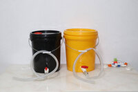 Xô nhựa 10 lít 18 lít 20 lít Xô nhựa 25 lít có vòi trực tiếp xô nước xô gội đầu có van xô